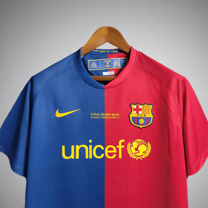 Image of Barcelona 2009 UCL Final Kit - Premium Quality Jersey at FootballPrestige.com