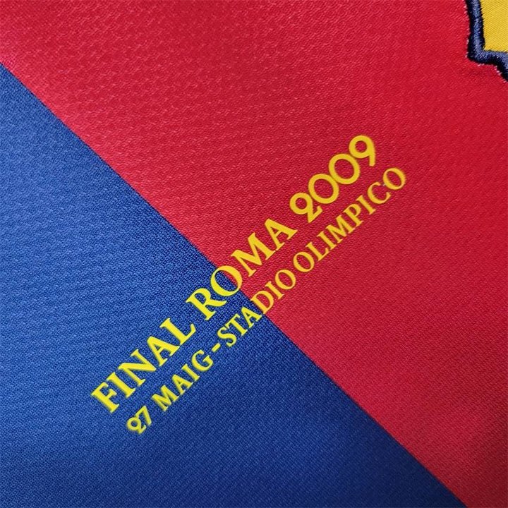Image of Barcelona 2009 UCL Final Kit - Premium Quality Jersey at FootballPrestige.com
