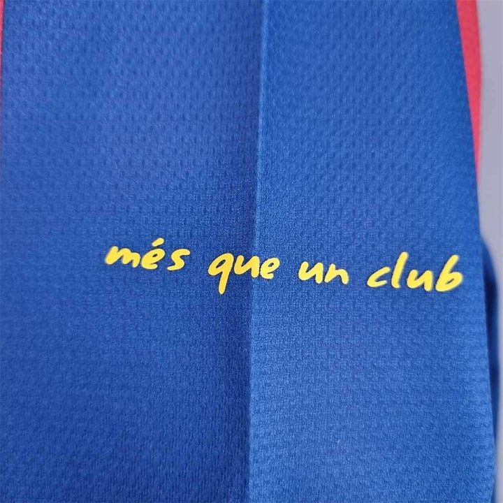 Image of Barcelona 2010 - 2011 Long Sleeve Home Kit - Premium Quality Jersey at FootballPrestige.com