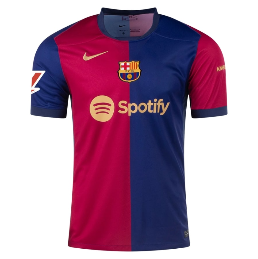 Barcelona 2024-2025 Home Football Jersey, Lamine Yamal Football Jerseys, Barcelona Adults / Kids Jersey, La Liga Jersey. AXLLBC10