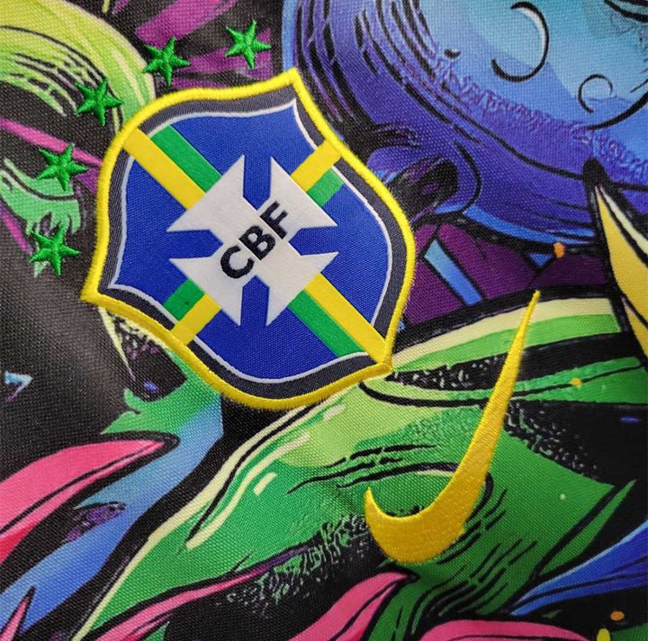 Brazil "Tropical Triumph" Special Kit - Premium Quality Jersey at FootballPrestige.com
