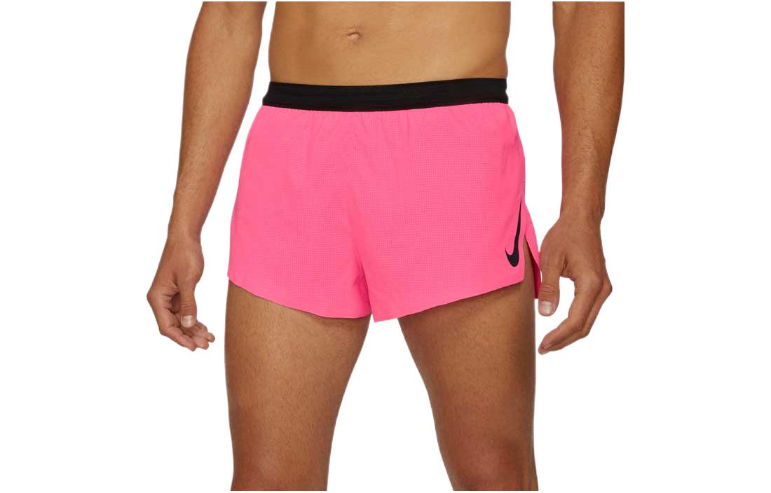 Image of Nike Aeroswift 2 Casual Breathable Sports Running Shorts Pink CJ7838-639