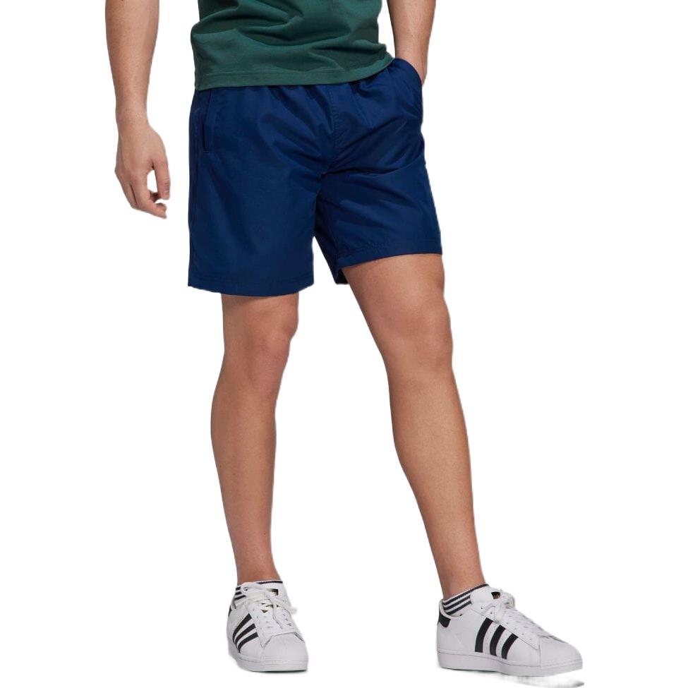 Image of Men's adidas originals Solid Color Logo Elastic Waistband Casual Sports Shorts B