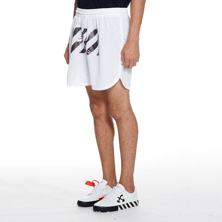 OFF-WHITE Mens SS20 Caravaggio Diag Stripe shorts OMCI005S201010040188