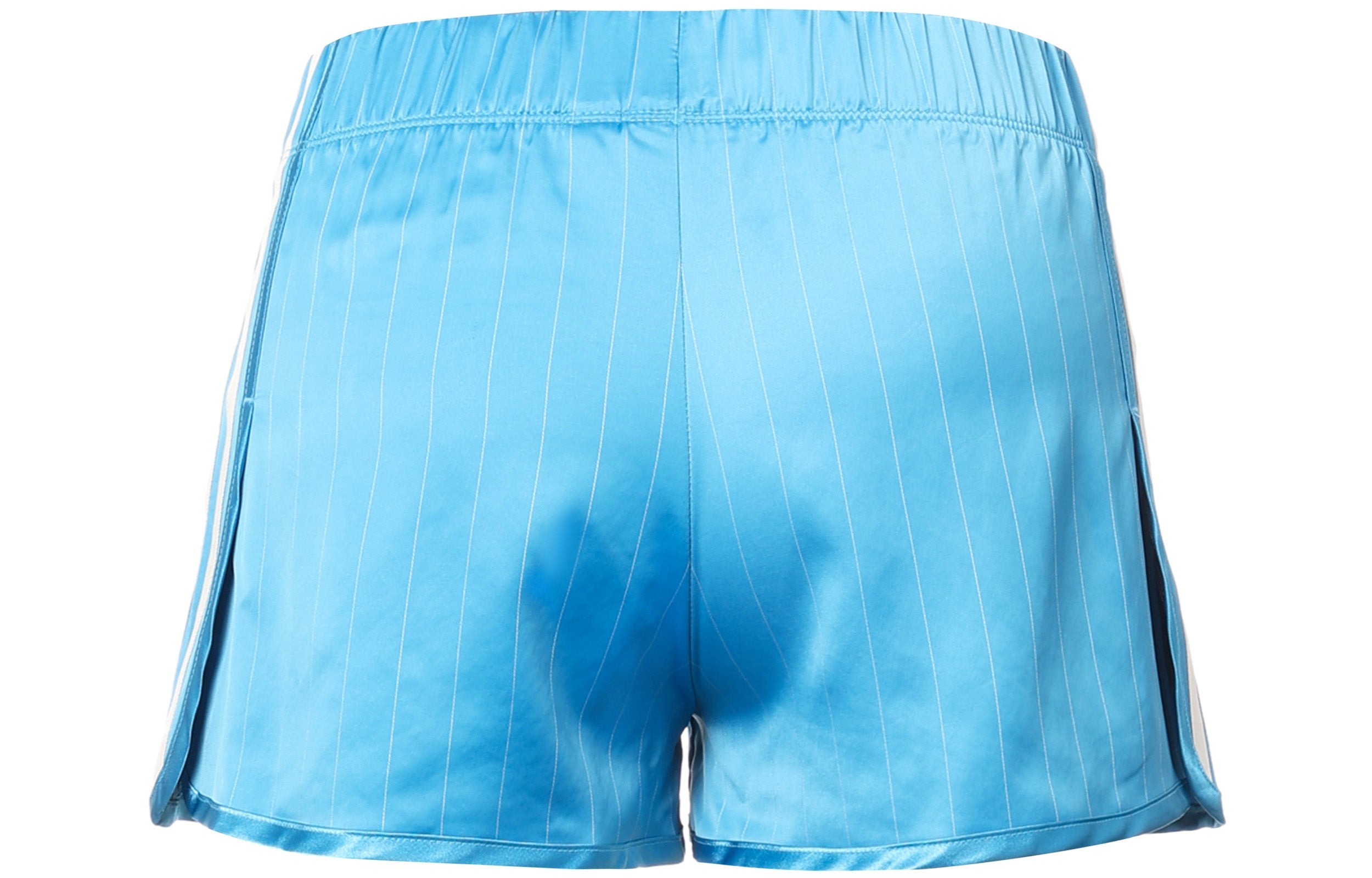 Image of (WMNS) adidas Originals x Sporty & Rich Short 'Blau' IN5252