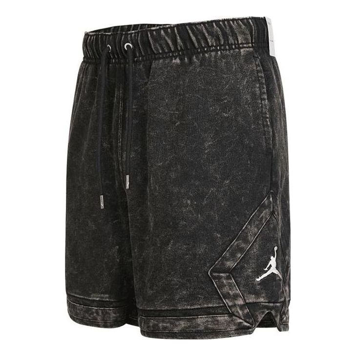 Image of Nike Essentials Logo Printing Drawstring Straight Shorts Black DR3093-010
