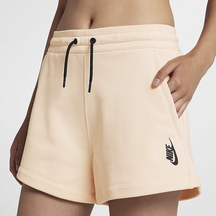 Image of (WMNS) Nike NRG Fleece Short 'Tan'  923851-838