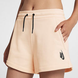 Image of (WMNS) Nike NRG Fleece Short 'Tan'  923851-838