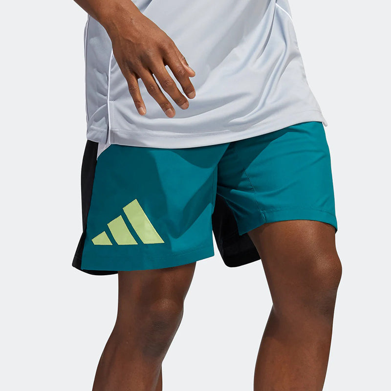 Image of Men's adidas Galaxy Short Colorblock Athleisure Casual Sports Knit Shorts Malach
