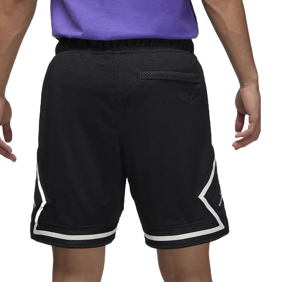 Image of Men's Air Jordan SS22 Casual Mesh Straight Loose Black Shorts DM1369-010