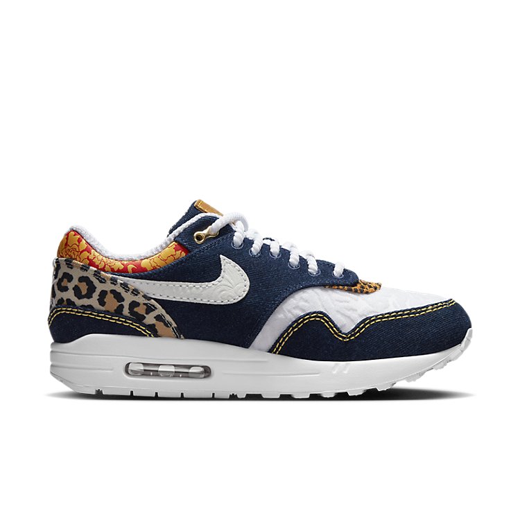 Image of Nike Air Max 1 Premium 'Denim Leopard' FJ4452-432