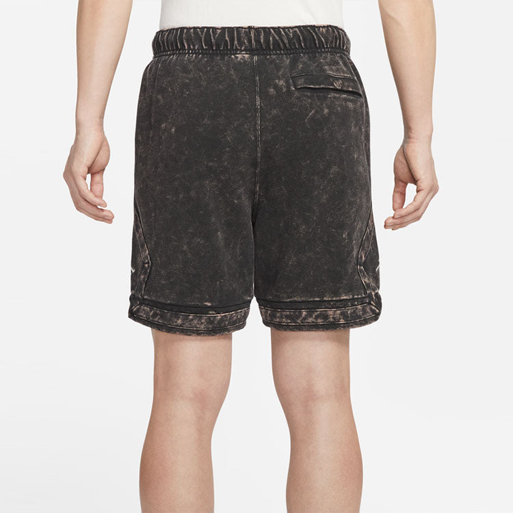 Image of Nike Essentials Logo Printing Drawstring Straight Shorts Black DR3093-010