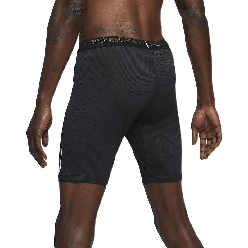 Image of Men's Nike Solid Color Logo Printing Slim Fit Sports Shorts Black DA1429-010