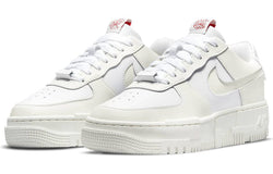 Image of (WMNS) Nike Air Force 1 Pixel 'Summit White Red Tag' CK6649-105