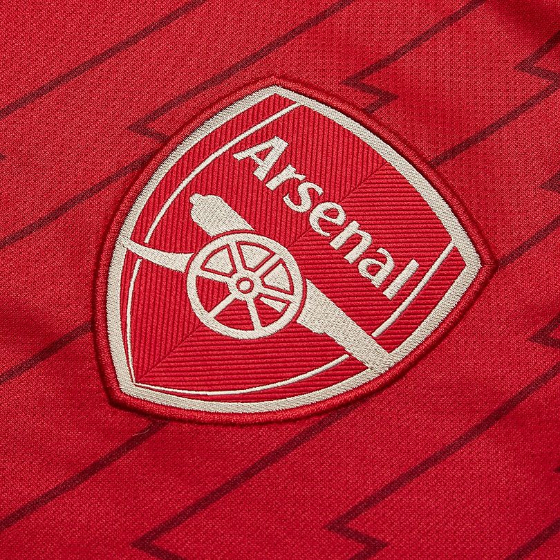 adidas Arsenal William Saliba Home Jersey 23/24 w/ EPL + No Room For Racism Patc