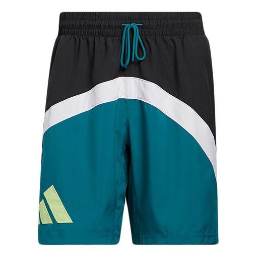 Image of Men's adidas Galaxy Short Colorblock Athleisure Casual Sports Knit Shorts Malach