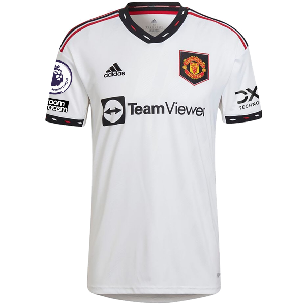 adidas Mancheser United Jadon Sancho Away Jersey w/ EPL + No Room For Racism Pat