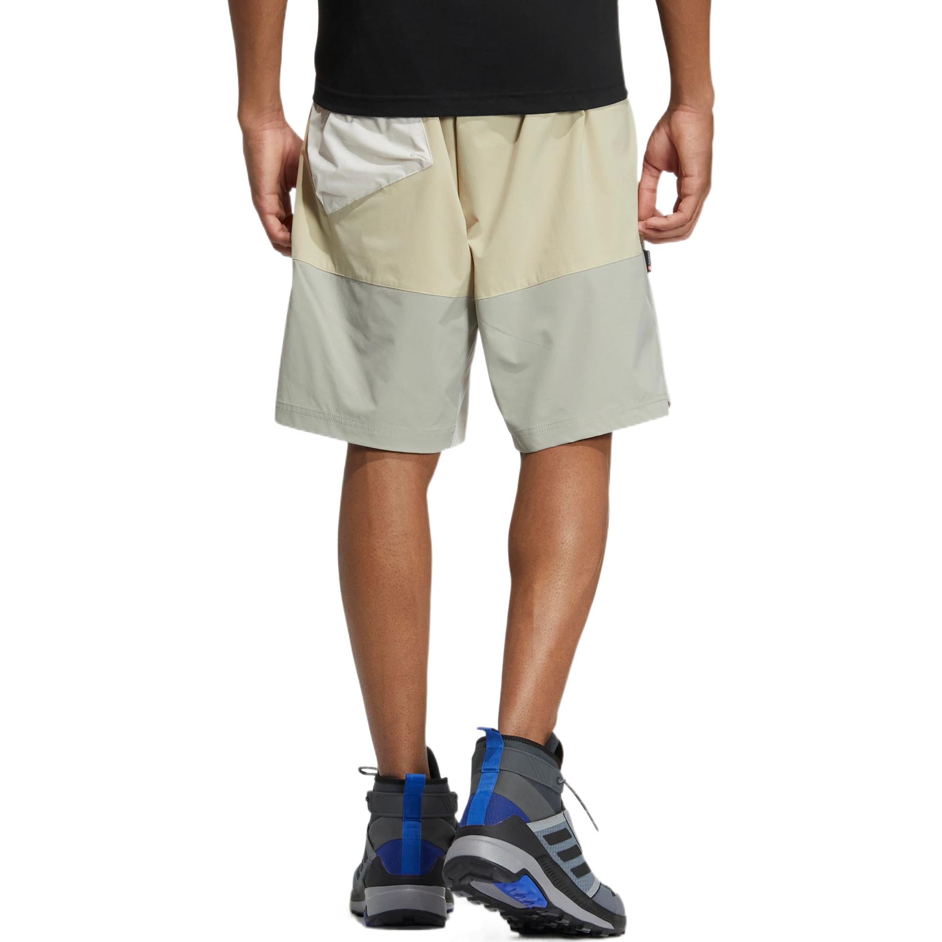Image of Men's adidas Terrex Colorblock Straight Outdoor Sports Shorts White HI3035