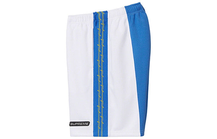 Image of Supreme SS19 Barbed Wire Athletic Short Casual Shorts Unisex Blue SUP-SS19-947
