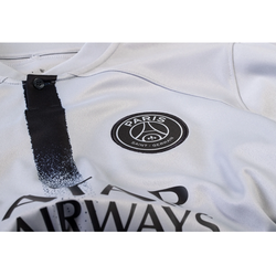 Image of Nike Paris Saint-Germain Kylian Mbappe Away Jersey w/ Ligue 1 Champion Patch 22/