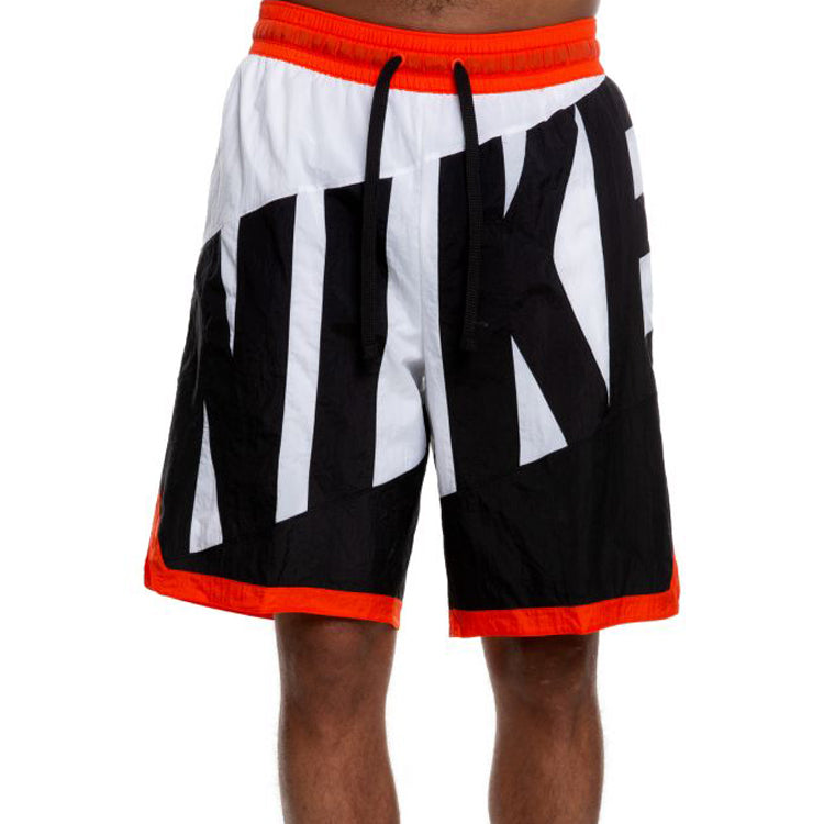 Image of Nike NK Dry Short Throwback logo 'Black White Red' AT3165-101