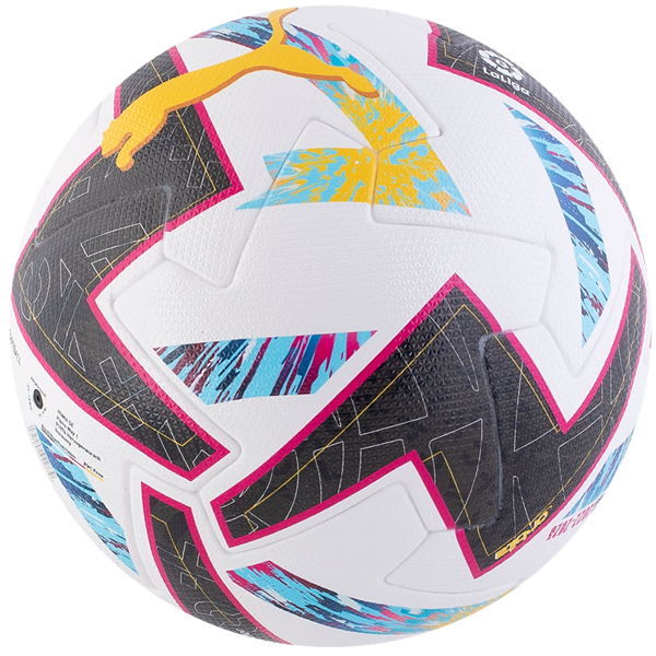 Puma Orbita La Liga 1 FIFA Pro Official Match Ball (Puma White/Beetroot Purple)