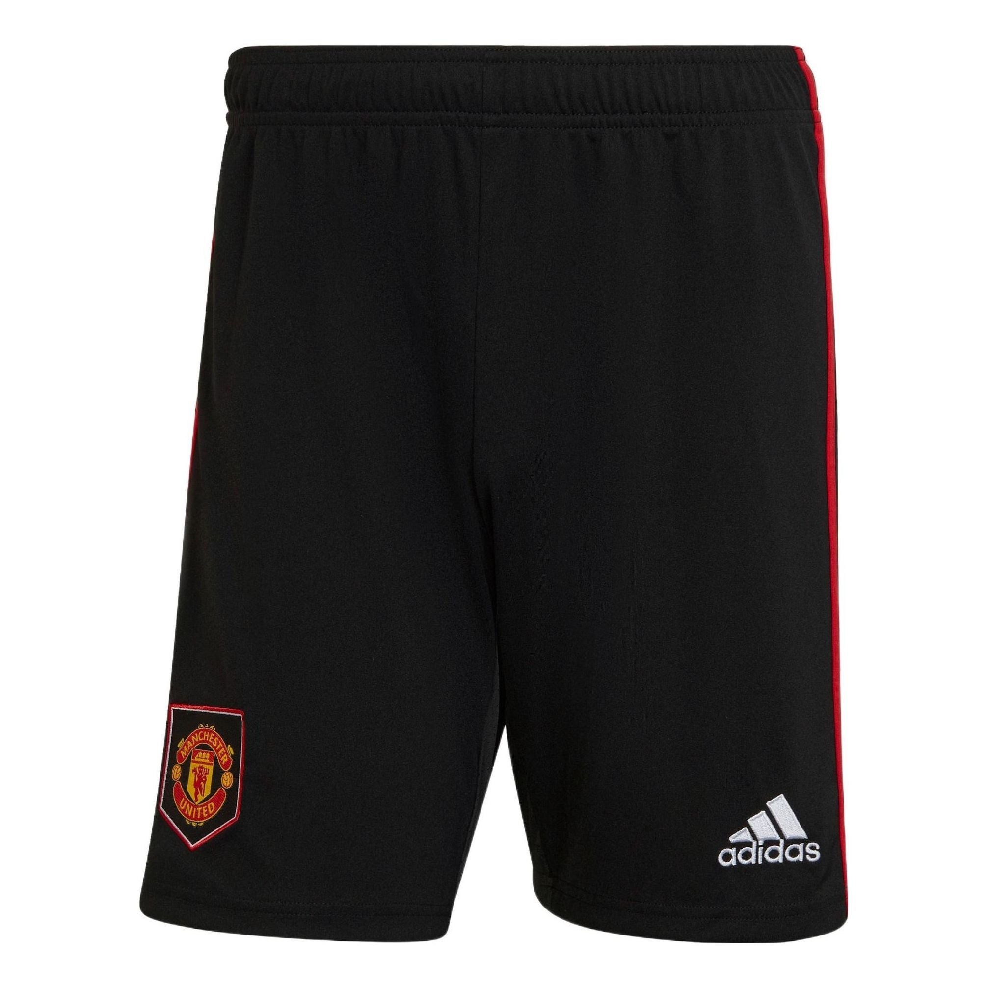 Image of adidas MUFC Manchester United Soccer/Football Sports Stripe Shorts Black H13882