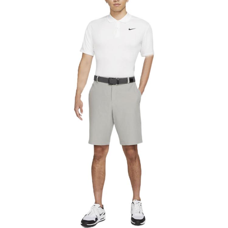 Men's Nike Solid Color Casual Straight Shorts Gray CU9741-003
