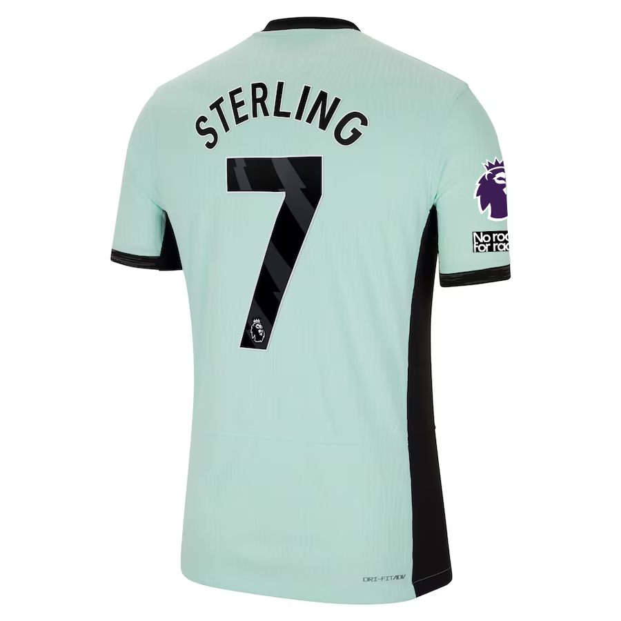 Nike Chelsea Authentic Raheem Sterling Match Vaporknit Third Jersey w/ EPL + No