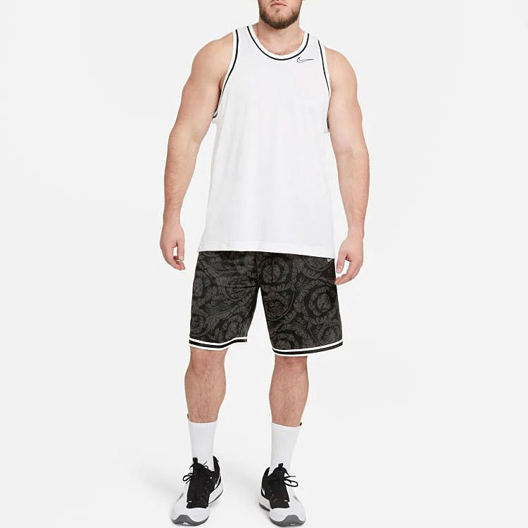 Men's Nike Flowers Full Print Casual Sports Shorts Gray CV1905-011