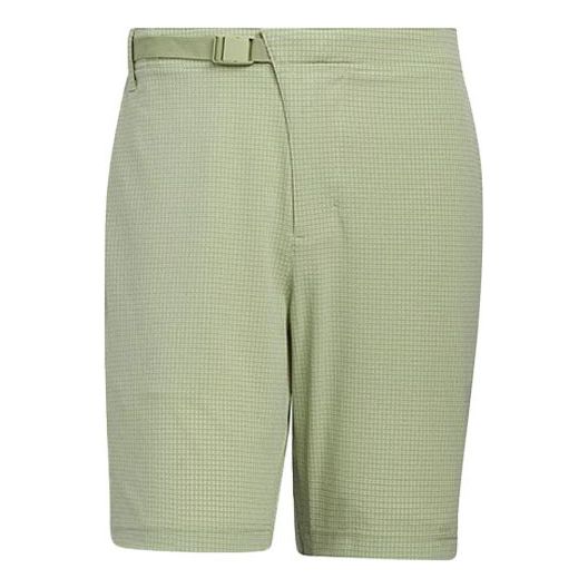 Image of Men's adidas mesh Solid Color Straight Shorts Green H54070