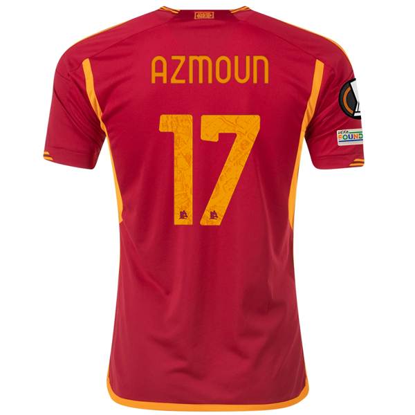 adidas Roma Sardar Azmoun Heimtrikot mit Europa-League-Aufnähern 23/24 (Team Victo