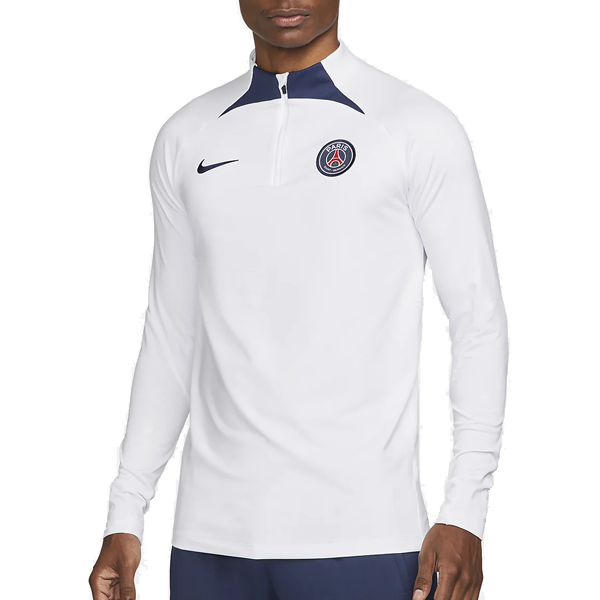 Nike Paris Saint-Germain Strike Dri-Fit Drill Top (White/Midnight Navy)