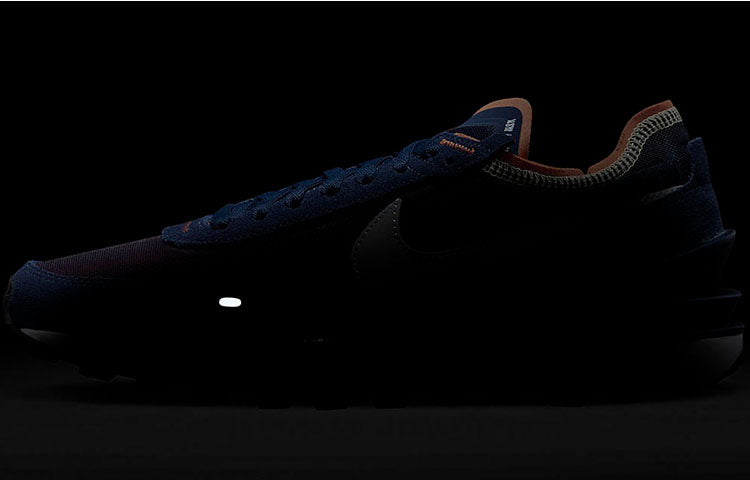 Image of Nike Waffle One 'Midnight Navy Orange Melon Tint' DA7995-401