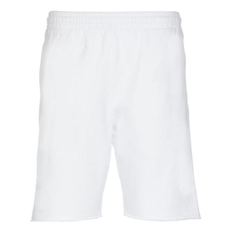 Men's OFF-WHITE SS22 Solid Color Shorts Version White OMCI012C99FLE0010110