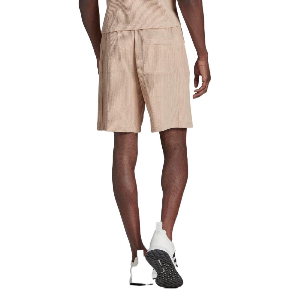 Image of Men's adidas SS22 Solid Color Logo Label Shorts Gray Pearl HP0445