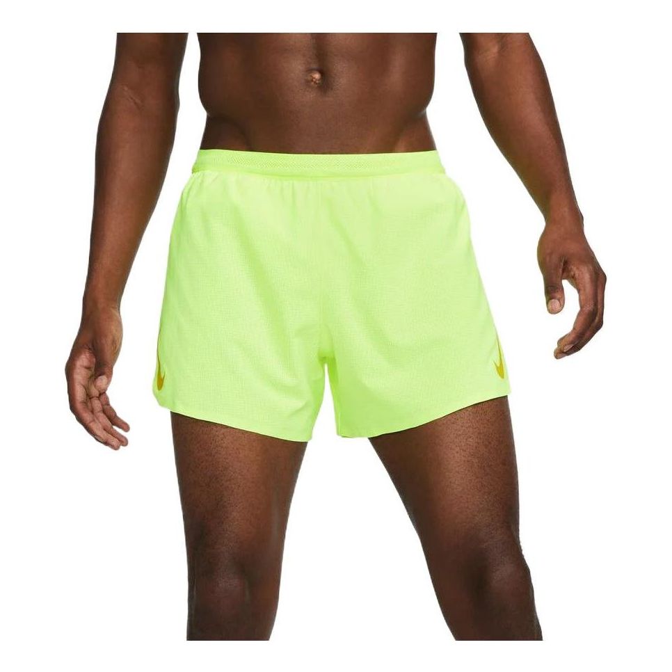 Nike Solid Color Mesh Casual Straight Sports Shorts Green CJ7840-702