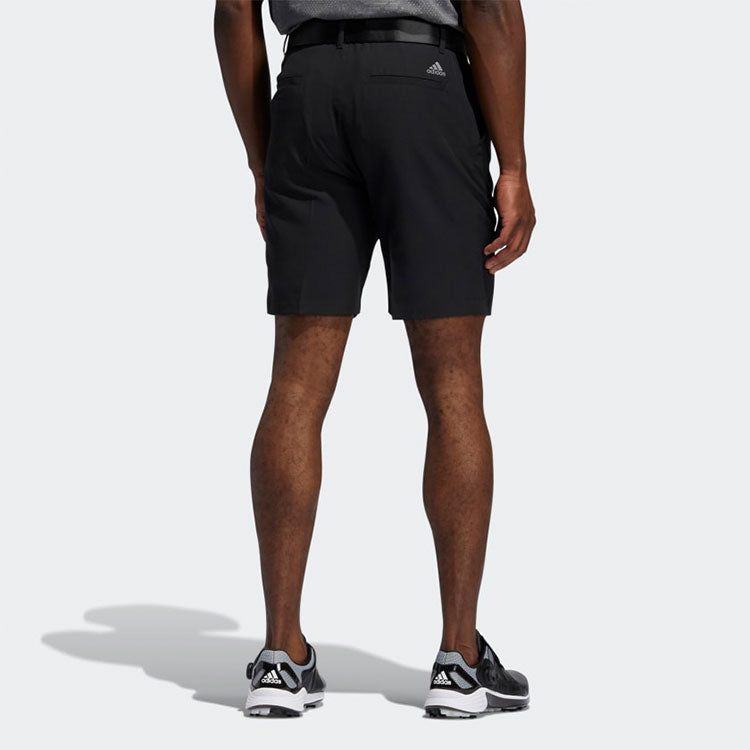 Men's adidas Logo Printing Straight Casual Solid Color Sports Shorts Black GL015