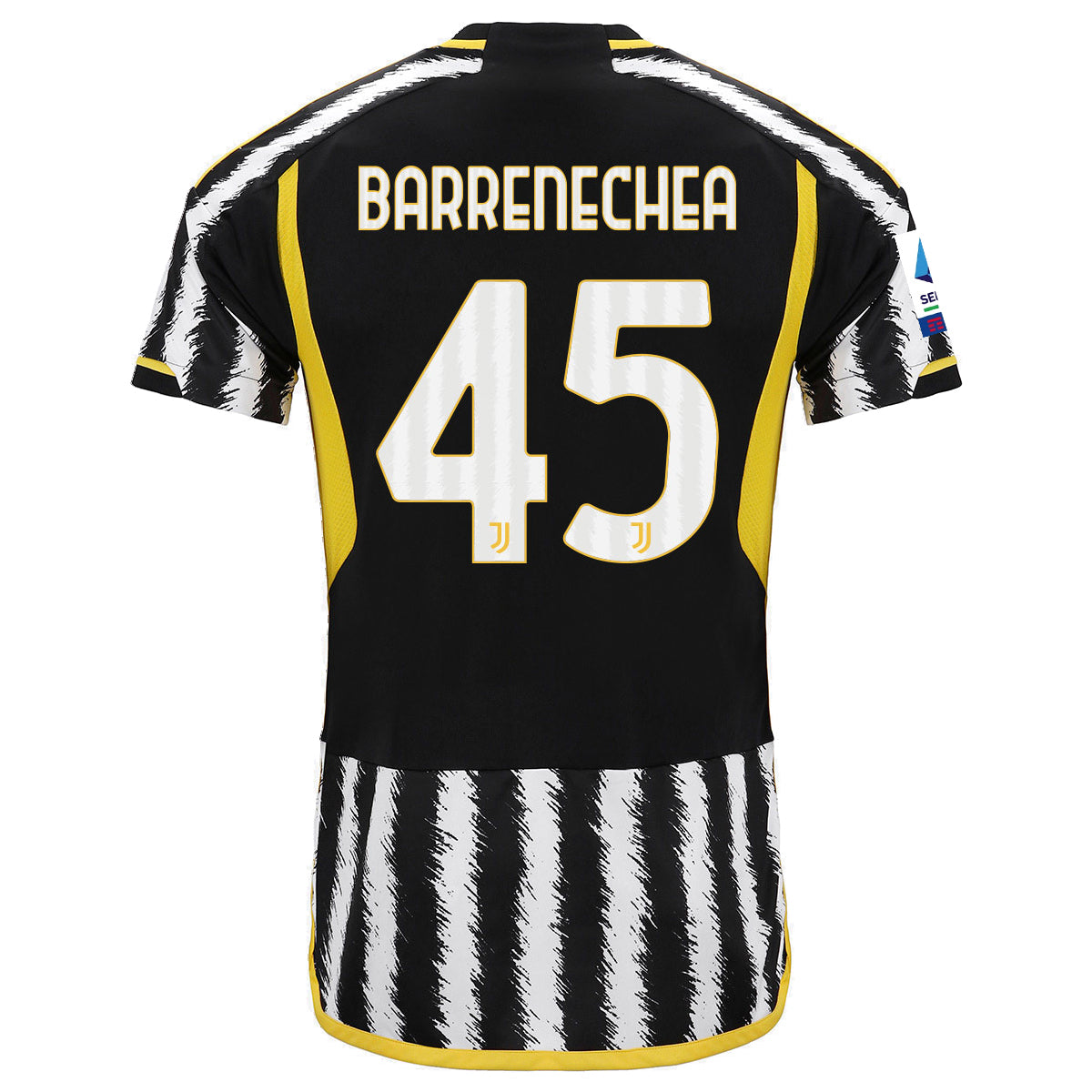 Image of adidas Barrenechea Juventus Home Jersey w/ Serie A Patch 23/24 (Black/White)