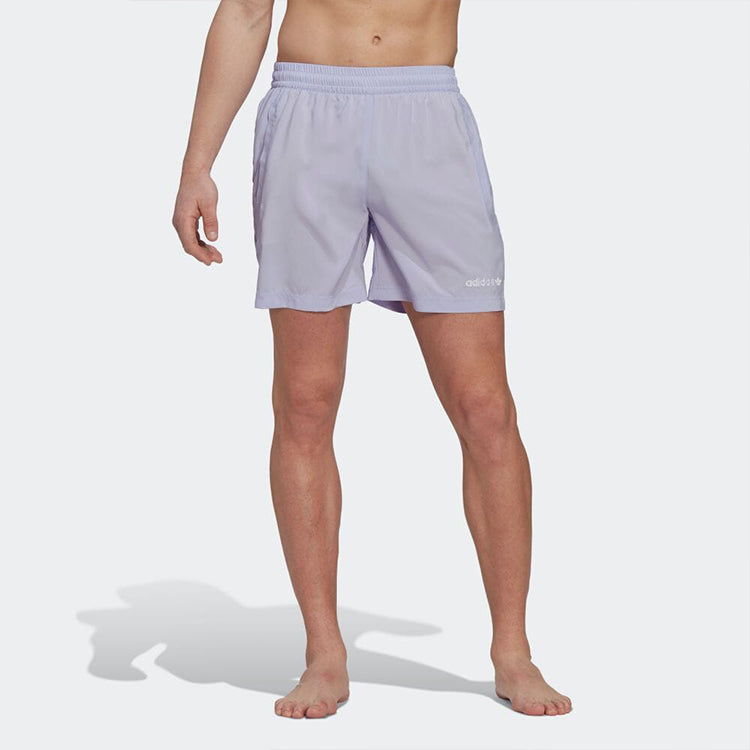 Men's adidas originals Solid Color Alphabet Printing Straight Shorts Japanese Ve