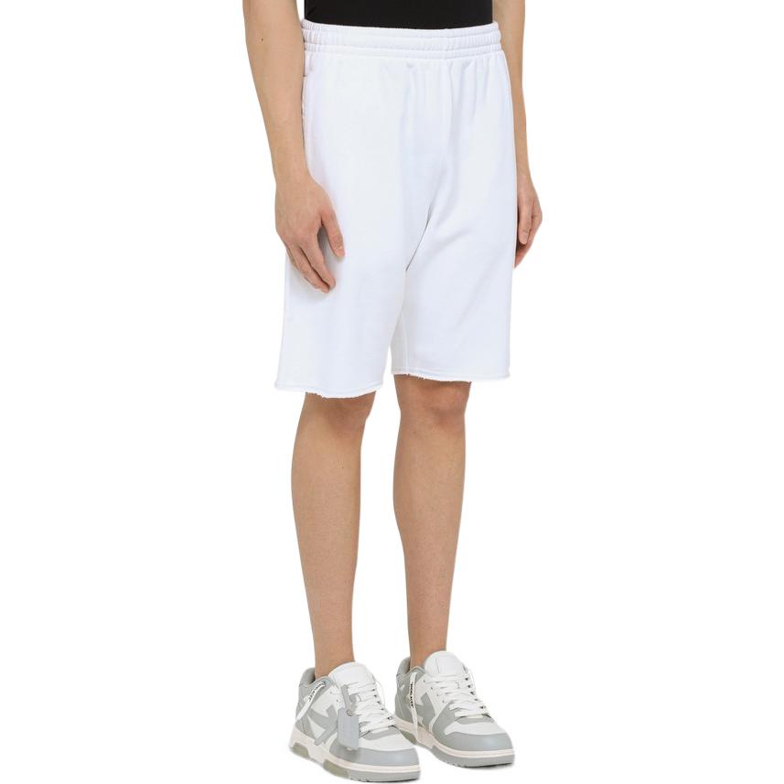 Image of Men's OFF-WHITE SS22 Solid Color Shorts Version White OMCI012C99FLE0010110