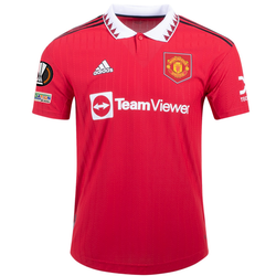 Image of adidas Manchester United Diogo Dalot Authentic Home Jersey w/ Europa League Patc