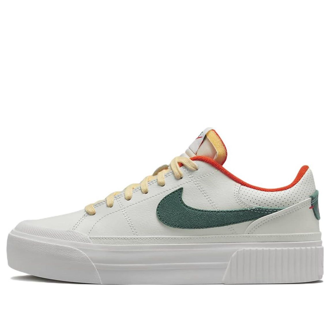 (WMNS) Nike Court Legacy Lift 'Cream White Green' FD0355-133