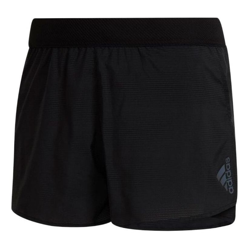 Image of Men's adidas Solid Color logo Printing Casual Shorts Black HA3690