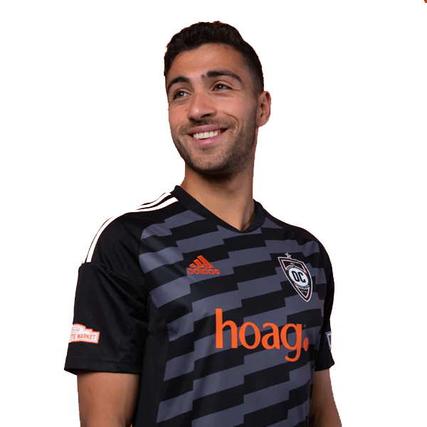 Image of adidas Orange County Away Jersey 23/24 (Black/Orange)