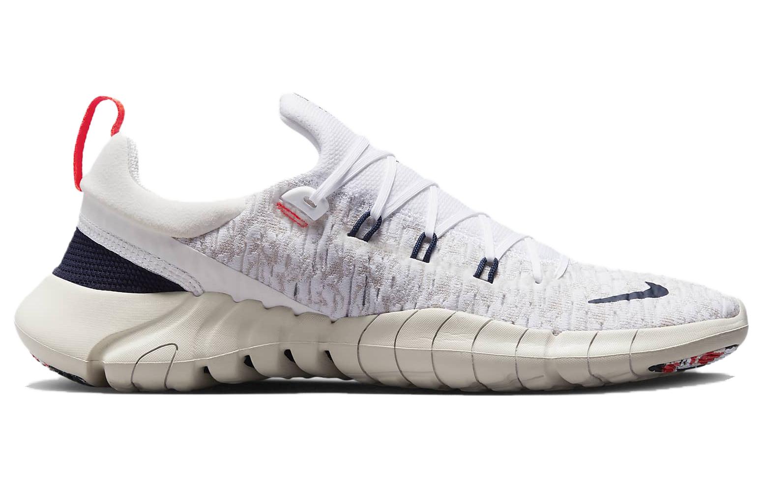Image of Nike Free Run 5.0 Next Nature 'White Obsidian Crimson' CZ1884-103