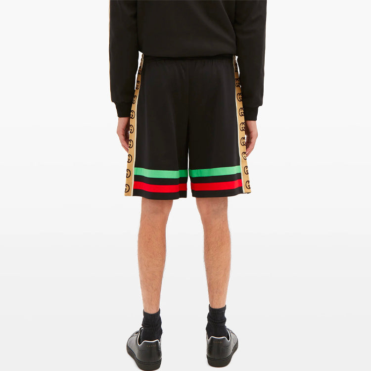 Image of GUCCI GG Stripe Shorts 'Black' 625344-XJCNQ-1082