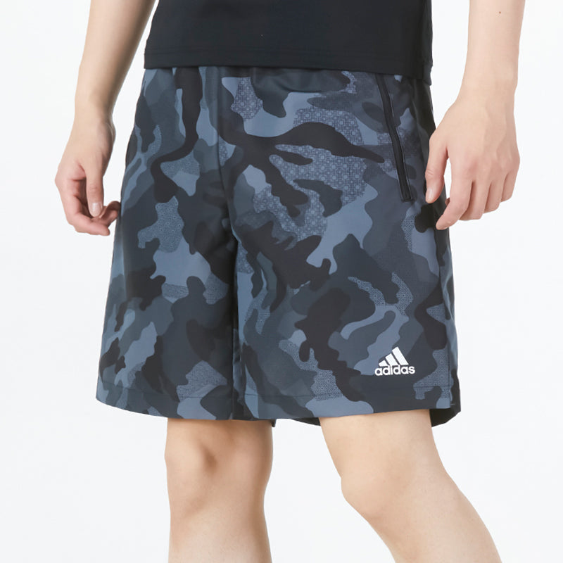 Image of adidas Fi Camo Wvsh Athleisure Casual Sports Camouflage Woven Shorts HE7407