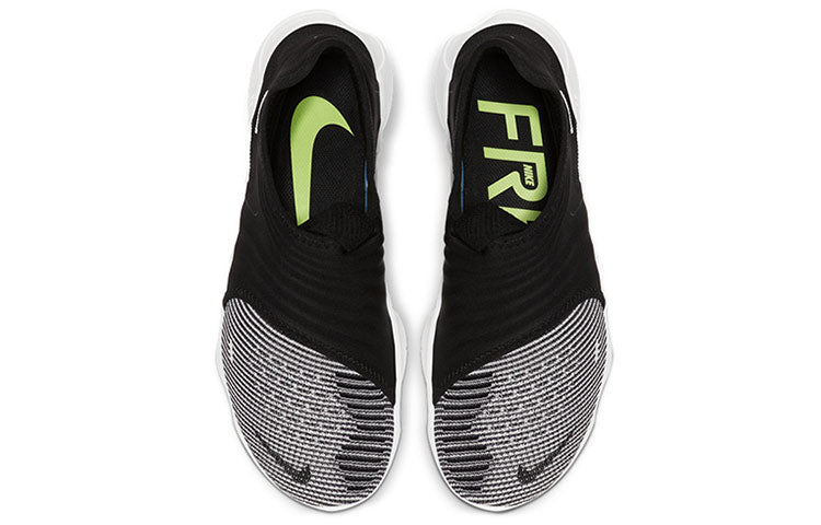 Image of Nike Free RN Flyknit 3.0 'Black White' AQ5707-005