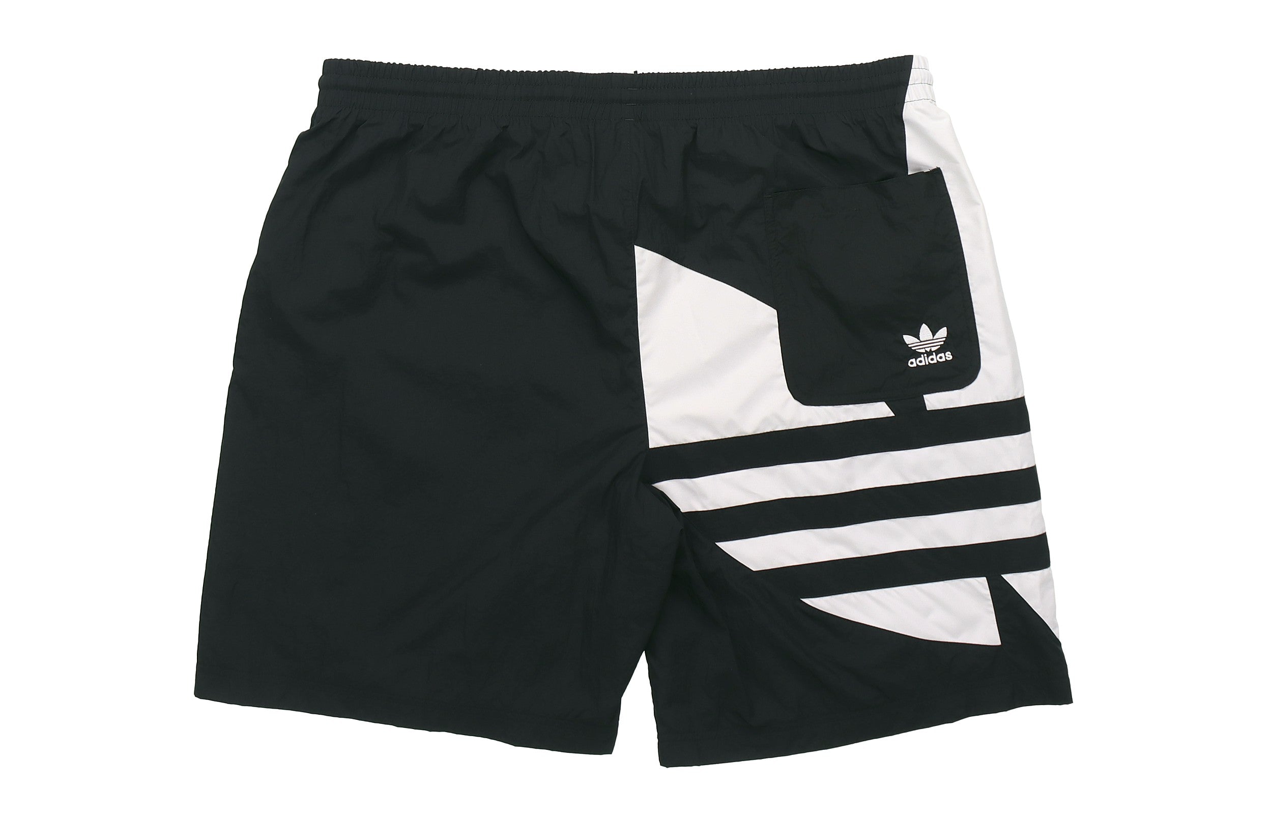 Image of adidas originals Big Trefoil Track Shorts 'Black' FM9900